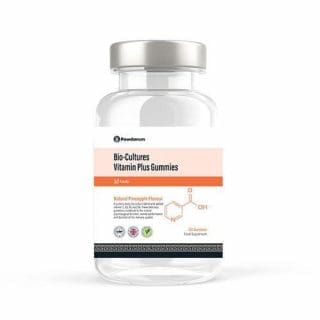 Bio-Cultures Vitamin Plus Gummies Kids & Adults - 150/60 Pineapple Flavor Gummies